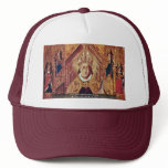 Enthroned St. Dominic With The 7 Cardinal Virtues Mesh Hats