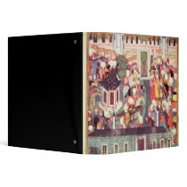 Enthronement of Suleyman the Magnificent 3 Ring Binders