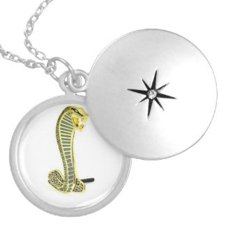 ENTICER GOLDEN COBRA CHARM LOCKET