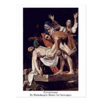 Entombment By Michelangelo Merisi Da Caravaggio postcards