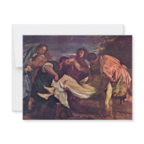 Entombment By Tizian (Best Quality) Personalized Invitation
