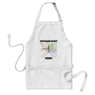 Entomologist Inside (Mosquito Anatomy) apron