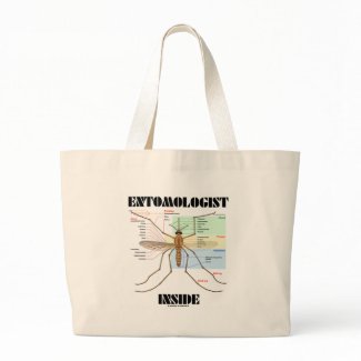Entomologist Inside (Mosquito Anatomy) bag
