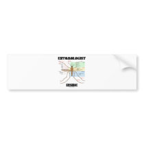 Entomologist Inside (Mosquito Anatomy) Bumper Stickers