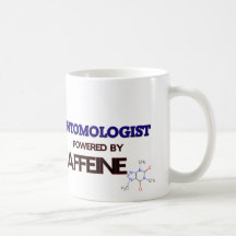 Entomologist Powered by caffeine Mugs