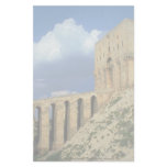 Entrance bridge and moat, The Citadel, Aleppo, Syr stationery