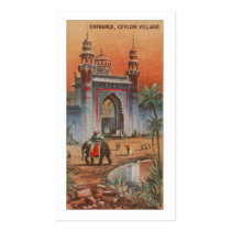 Entrance, Ceylon Village business cards by dangerhood Entrance, Ceylon Village business cards