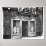 Entrance of a brothel in Paris Print