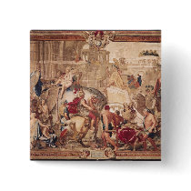 Entrance of Alexander III  the Great into Pinback Button