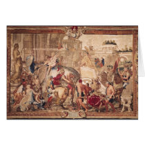 Entrance of Alexander III  the Great into Card