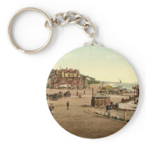 Entrance to Bournemouth Harbour, Dorset, England Keychains