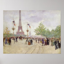 Entrance to the Exposition Universelle, 1889 Posters