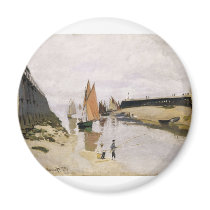 Entrance to the Port of Trouville (1870) magnets