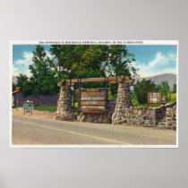Entrance to Whiteface Mt. Highway Print