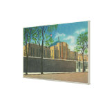 Entrance View to the Auburn Prison Stretched Canvas Print