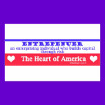 entrepeneur usa's heart the risk takers stickers