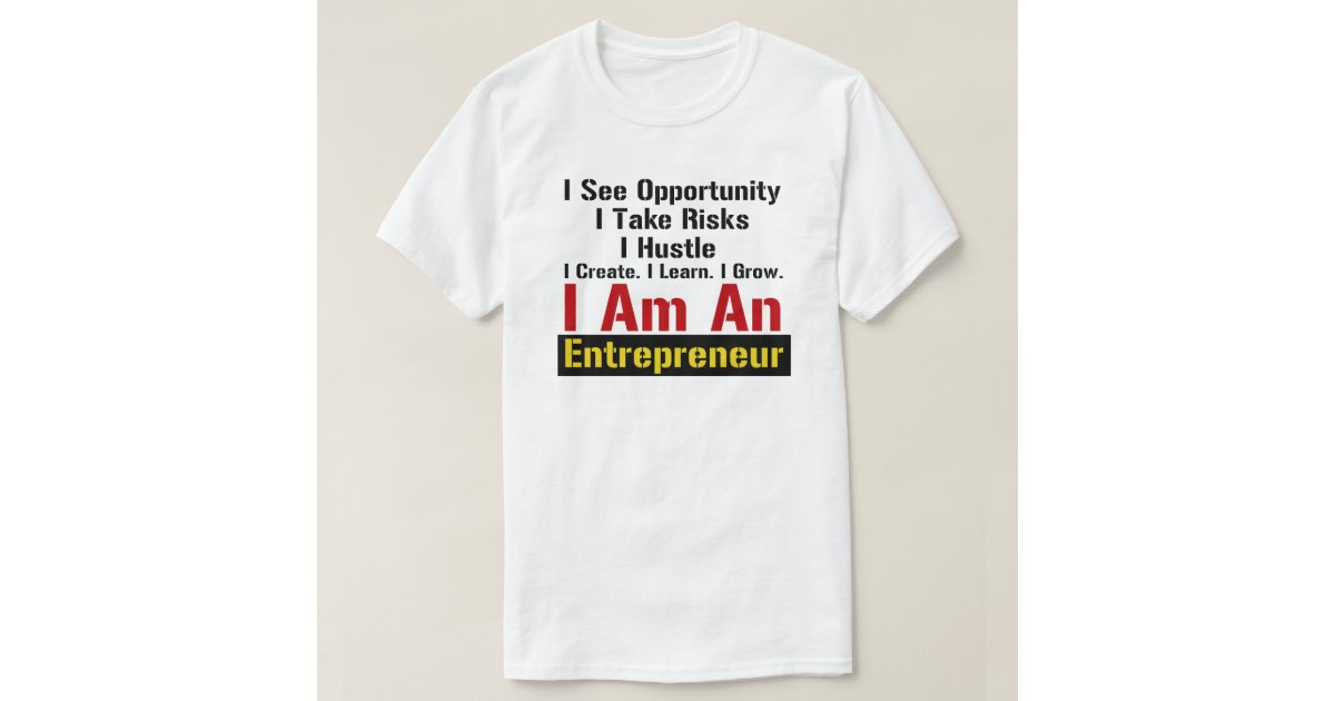entrepreneur TShirt Zazzle