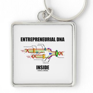 Entrepreneurial DNA Inside keychain