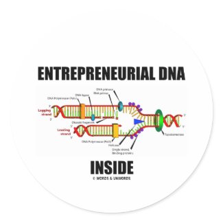 Entrepreneurial DNA Inside sticker