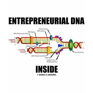 Entrepreneurial DNA Inside shirt