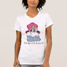 Entretenga a la princesa - blanco camisetas