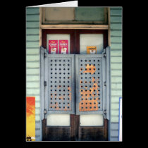 Entry doors of the Grand Hotel, Clermont cards