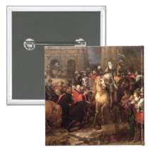Entry of Henri IV into Paris, 22nd March 1594 Button