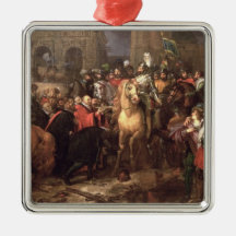 Entry of Henri IV into Paris, 22nd March 1594 Christmas Ornament