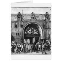 Entry of Hercule Francois of France Greeting Cards