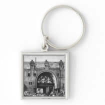Entry of Hercule Francois of France Keychains