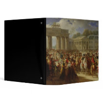 Entry of Napoleon I  into Berlin 3 Ring Binder