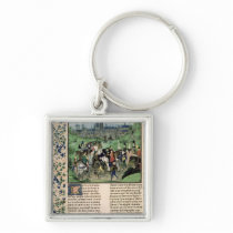 Entry of Young Louis II of Anjou into Paris Keychain