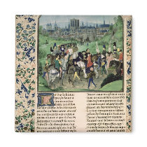 Entry of Young Louis II of Anjou into Paris Refrigerator Magnets