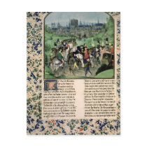 Entry of Young Louis II of Anjou into Paris Post Cards
