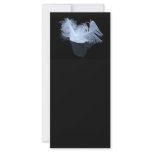 Entwined feathers are symbolic of mysticism rack card