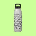 Entwined Hearts Design Water Bottle water bottles