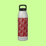 Entwined Hearts Design Water Bottle water bottles