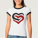 Entwined Hearts t-shirt by holiday_tshirts Entwined Hearts t-shirt