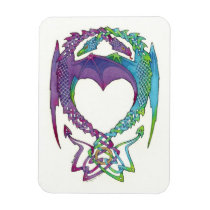 Entwined Love Celtic Knot Dragon Magnet Moussart magnets