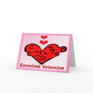 Entwined Valentine card