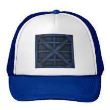 Envase oxidado - azul - gorros bordados