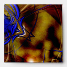 Envelope Abstract Fantasy Art Blue