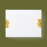 Envelope, Digital Sunflower envelopes