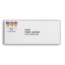Envelope - POP ART SKULLS