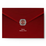 Envelope Red Velvet Diamond Jewel