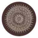 Envelope seals with Indian decoration sticker