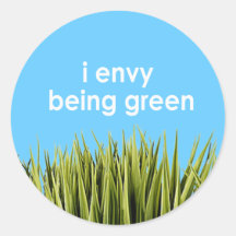 envidio ser verde - etiqueta