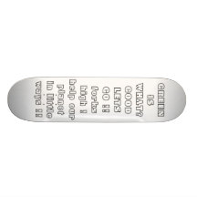 enviormental help ... skate board deck