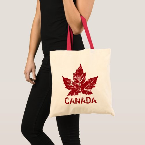 Enviro-Friendly Canada Tote Bag Retro Maple Leaf bag