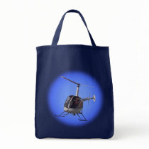 Enviro-Friendly Helicopter Gifts Tote Bags by artist_kim_hunter Enviro-Friendly Helicopter Gifts Tote Bags